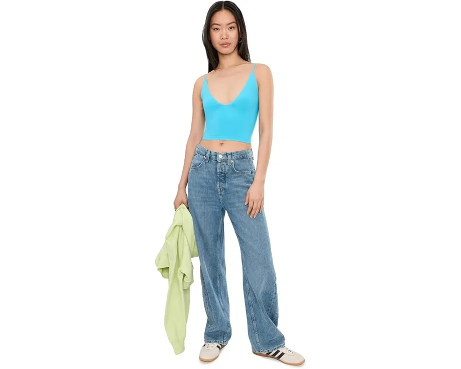 Топ Round Two Skinny Strap с глубоким V-вырезом и открытой спиной Free People