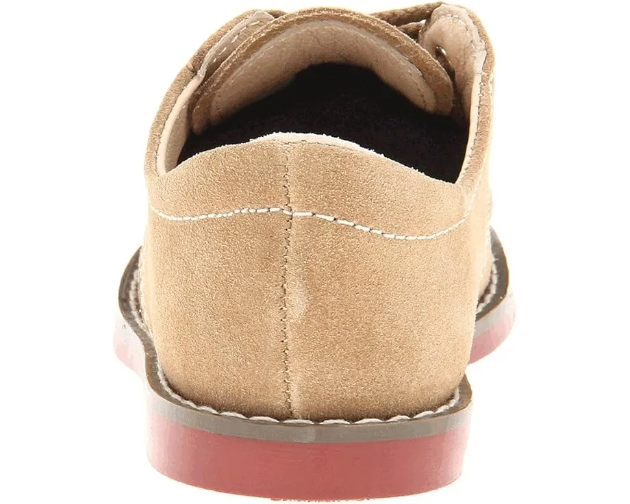 FootMates оксфорды Bucky 2 для детей из мягкой замши с кожаной стелькой