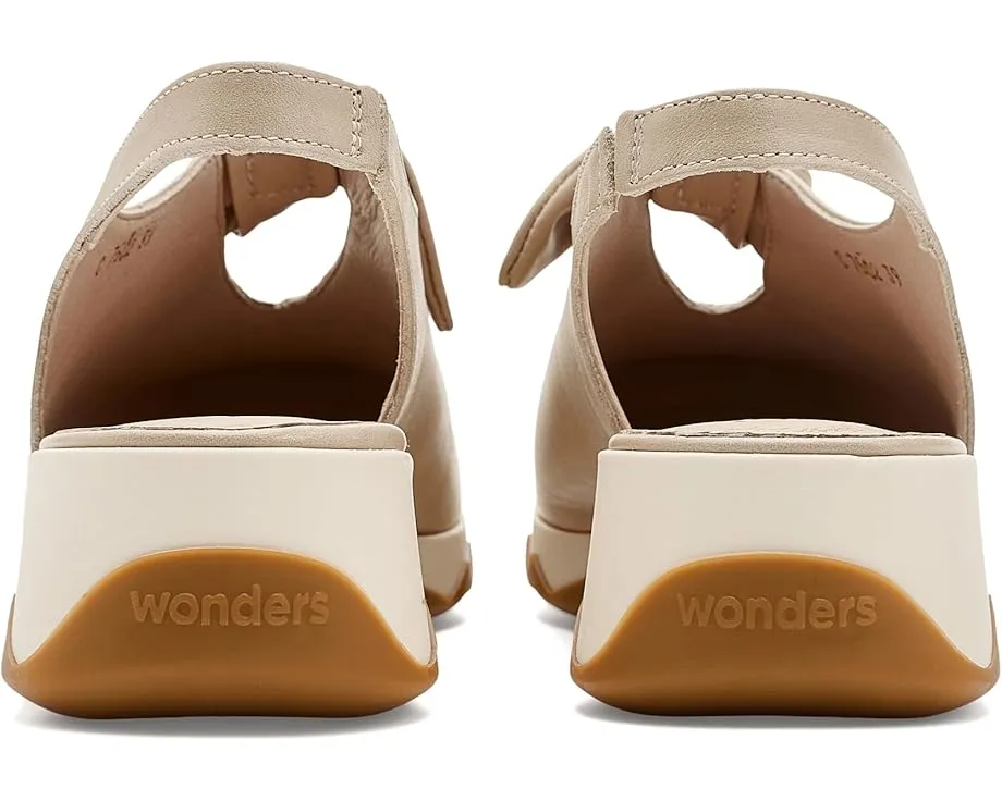 Туфли Wonders C-7602 с узлом на мыске и двухцветной пилообразной подошвой