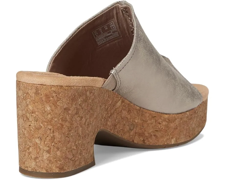 Сандалии Clarks Nerisa Vine на пробковом каблуке с мягкой стелькой