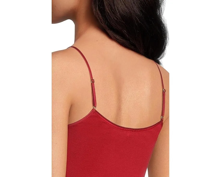 Бесшовный топ на бретелях Cotton Seamless от Hanro с V-образным вырезом