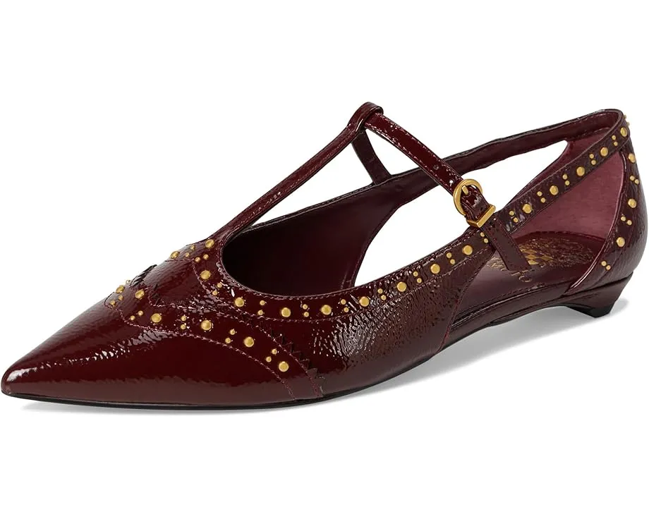 Vince Camuto Мюли Valkie на низком каблуке с Т-образным ремешком и декоративными шипами