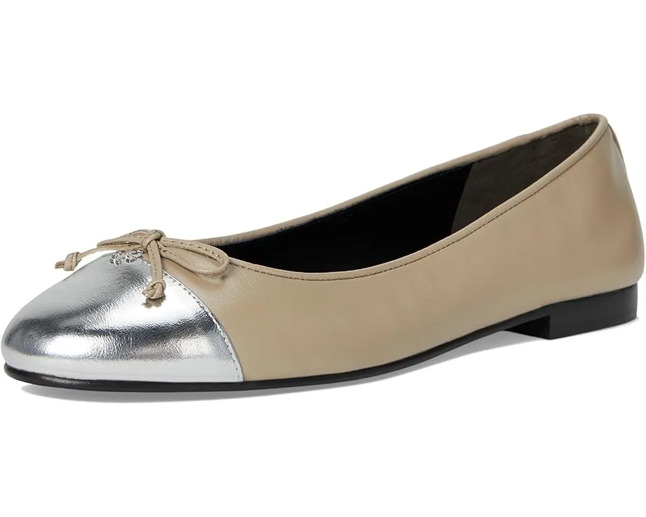 Балетки Tory Burch Cap Toe с бантом и контрастным мыском
