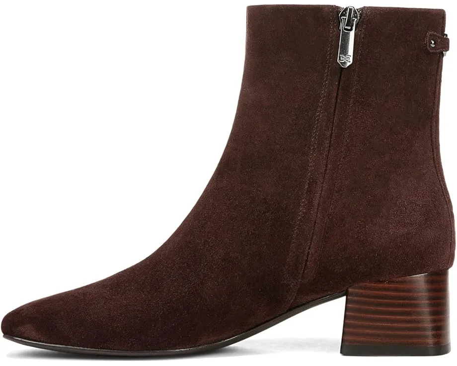 Ботильоны Sam Edelman Paige с квадратным носком и молнией сбоку