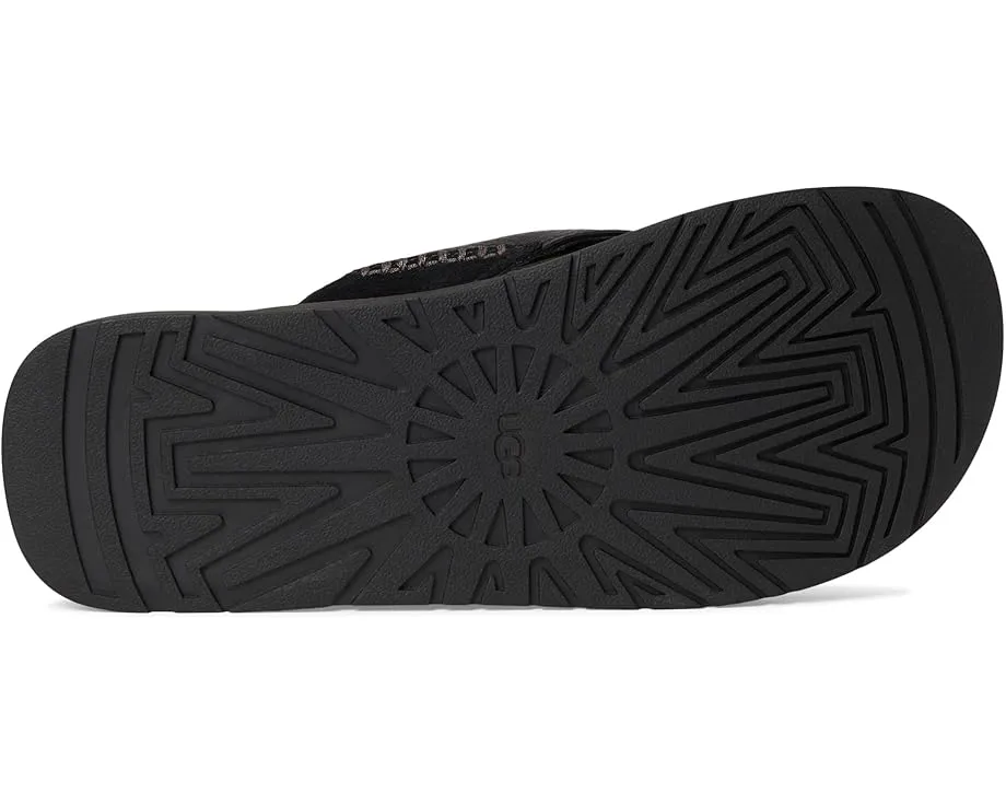 Сланцы UGG Seaside II Flip с ремешками из натуральной кожи и стелькой ЭВА