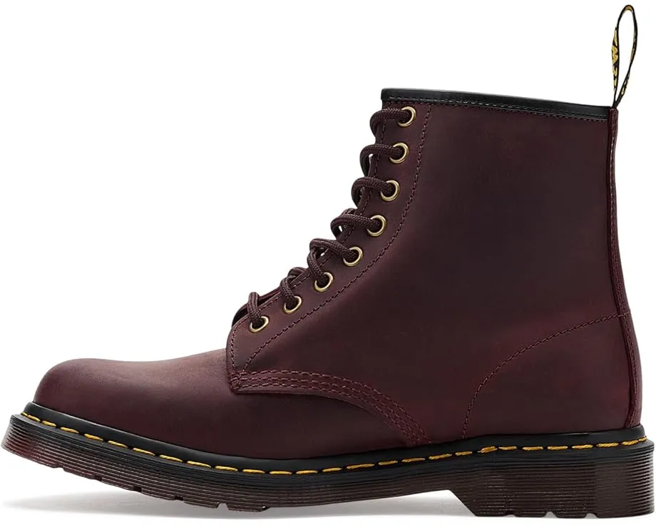 Ботинки Dr. Martens 1460 из премиальной кожи вишневого цвета