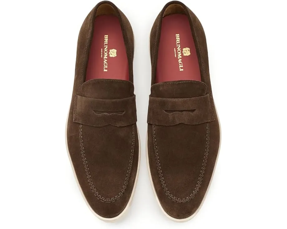 Лоферы Bruno Magli Prato из кожи с миндалевидным носком и гибкой подошвой