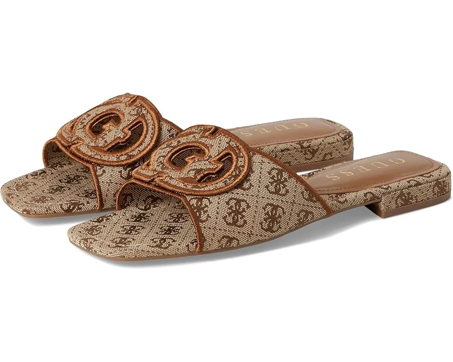 Балетки GUESS Tarishae без застежки с тисненым ремешком