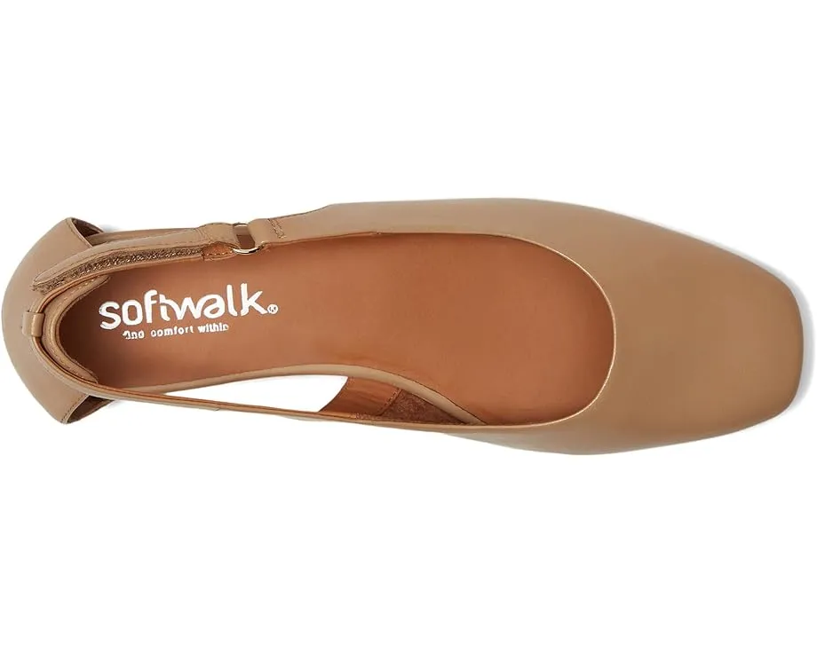 SoftWalk Venice балетки на небольшом каблуке с застежкой на липучке