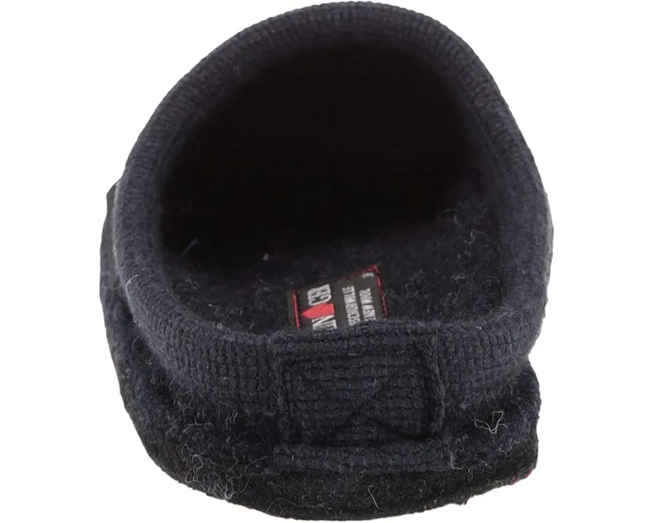 Тапочки Haflinger Gallina с вышивкой курицы и цыплят на войлочном верх