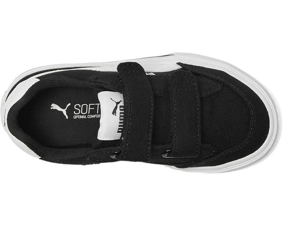 Puma Court Classic Vulc Hook And Loop детские кроссовки на липучках из переработанных материалов
