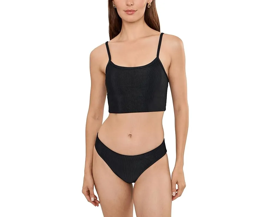 Кроп-топ для плавания Elara от Beach Riot с ребристой тканью