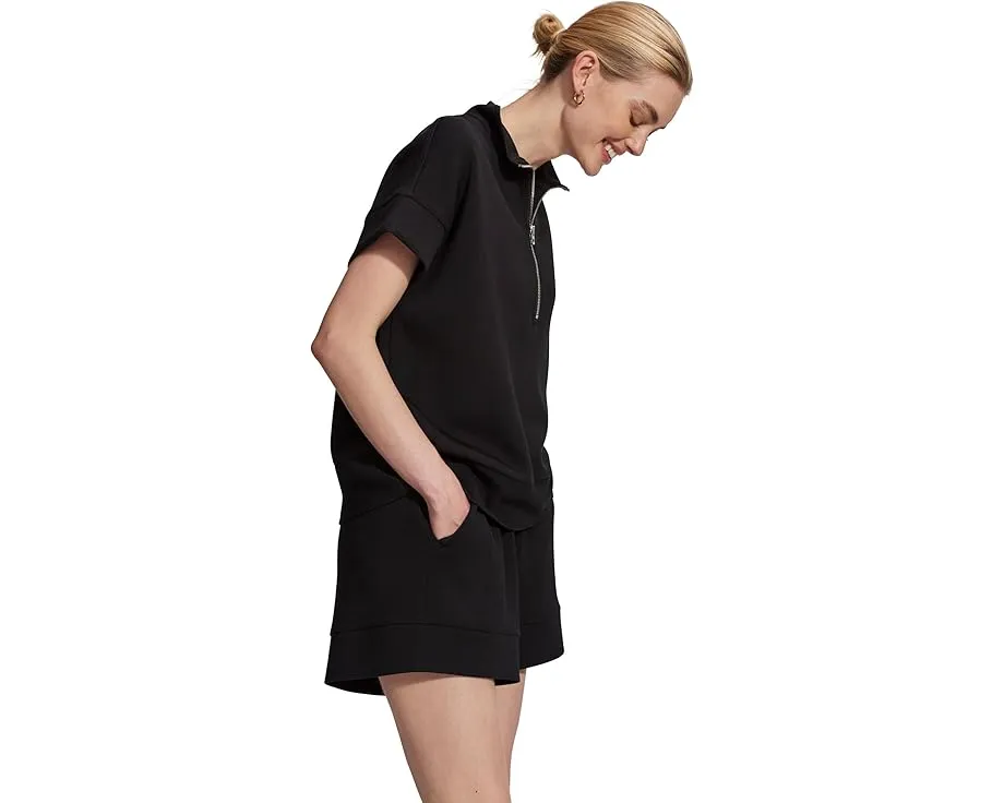 Свитшот Ritchie Short Sleeve от Varley с разрезным воротником и полузастежкой