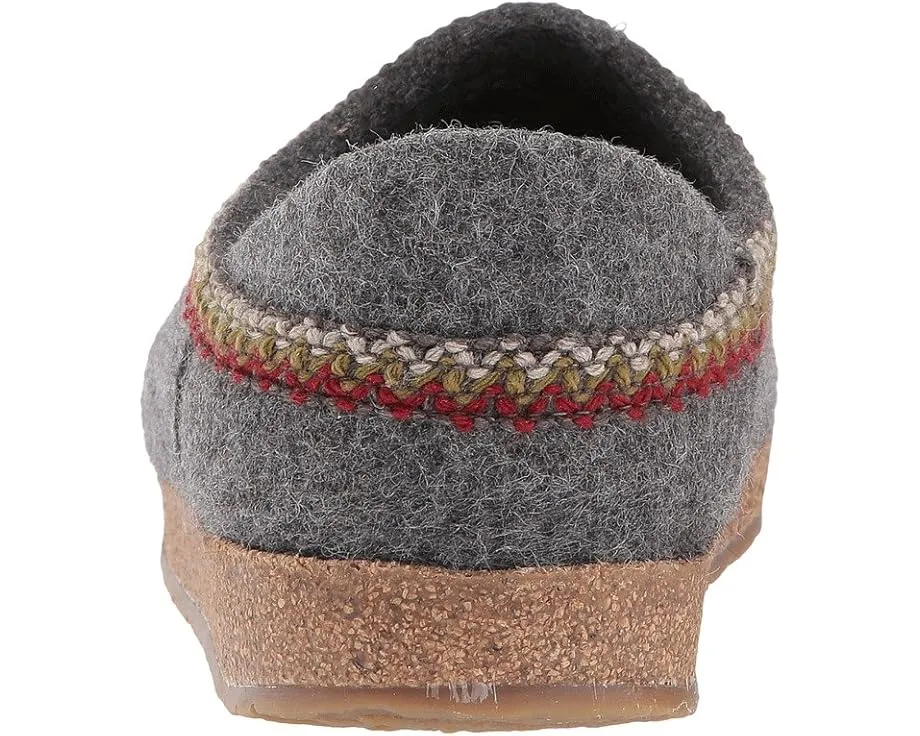 Haflinger Домашние тапочки GZH Zigzag с шерстяной стелькой и декором