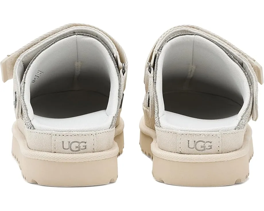 Клоги UGG Goldenstar Crackle с эффектом кракелюра и поворотной лямкой