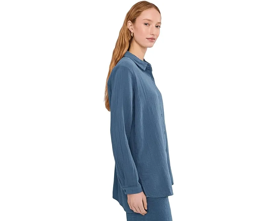 Туника Long Sleeve Button Up с воротником от Mod-o-doc