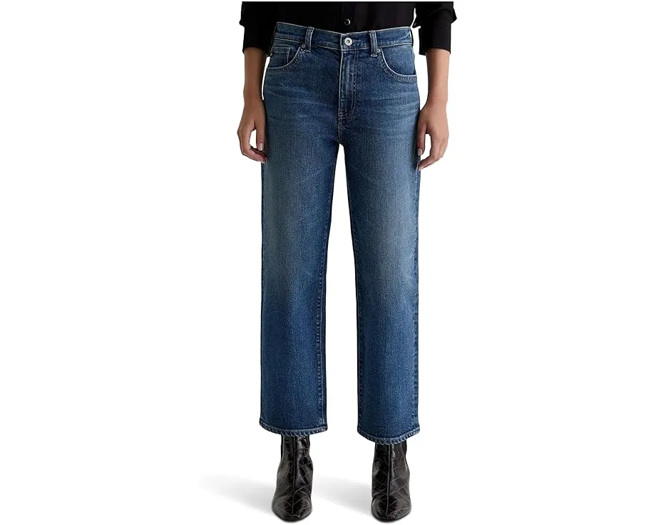 Прямые джинсы Brinley среднего подъема с органическим хлопком от AG Jeans