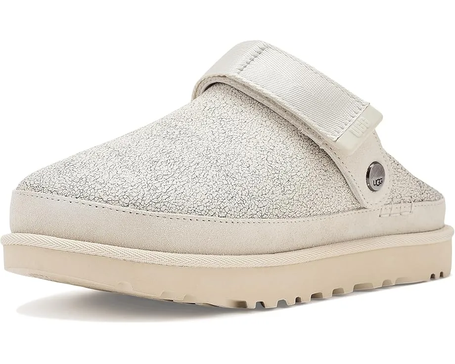 Клоги UGG Goldenstar Crackle с эффектом кракелюра и поворотной лямкой