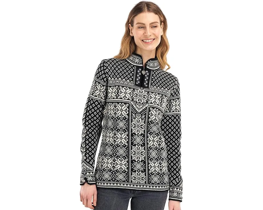 Свитер Dale of Norway Peace из 100% шерсти с воротником-водолазкой