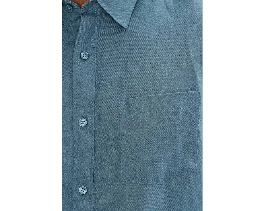 Рубашка Vince с длинным рукавом из льна