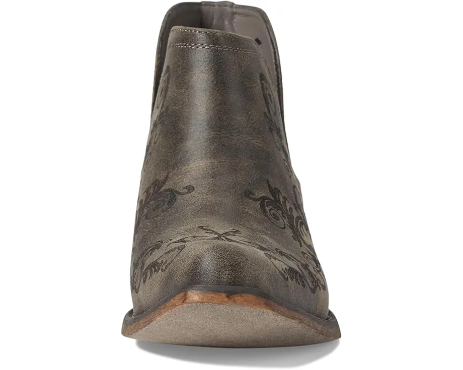 Ковбойские сапоги Ava Laser с лазерной перфорацией и квадратным каблуком