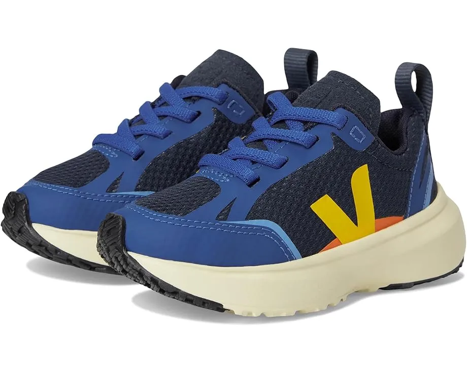 Детские кроссовки VEJA Small Canary Light Alveomesh с сетчатым верхом