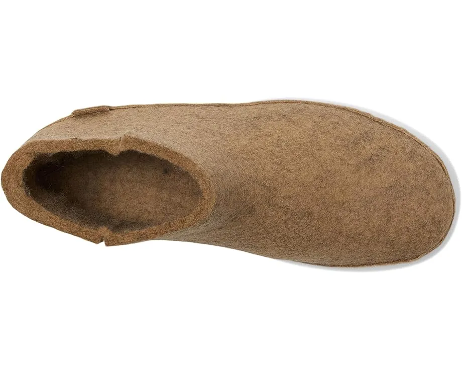 Домашние сапожки Glerups из шерсти с кожаной подошвой