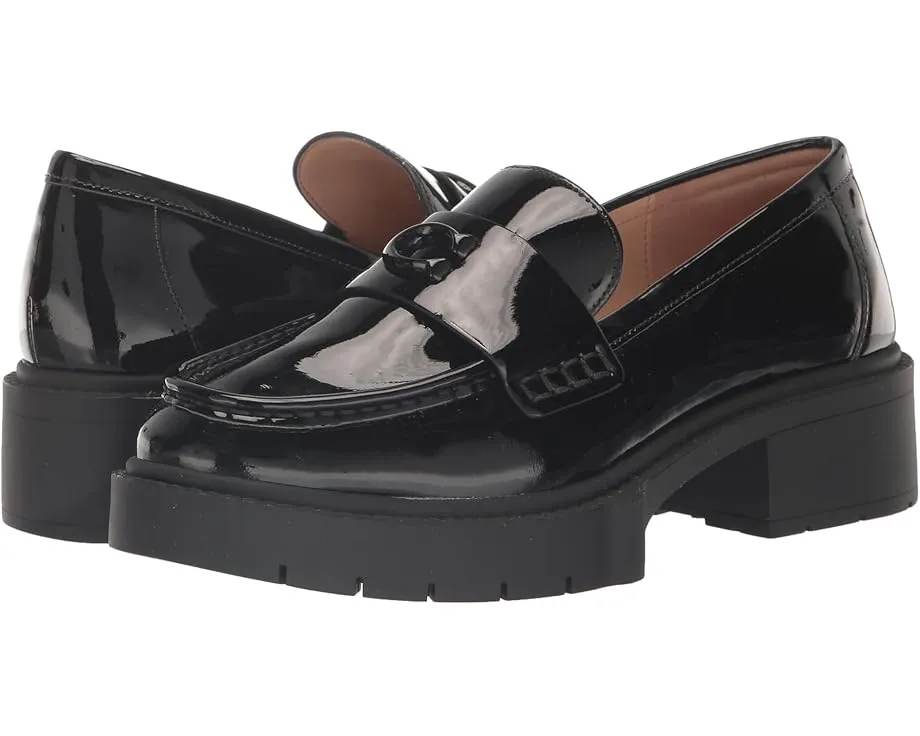 COACH Leah мокасины на платформе с круглым носком и стопкой каблуков