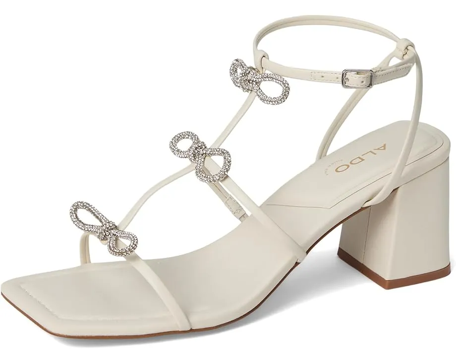 Босоножки ALDO Kaeli с бантом из стразов и квадратным каблуком