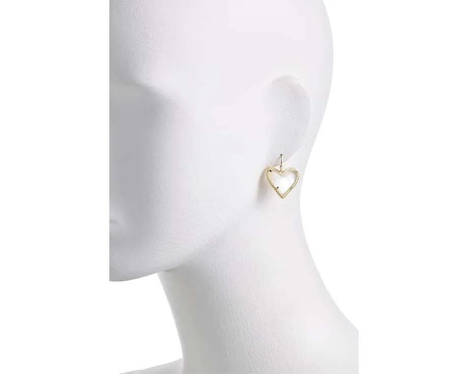 Серьги-пусеты Kendra Scott Ari Heart Statement Drop