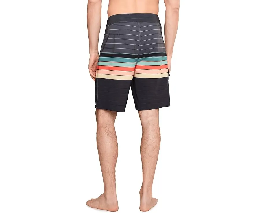 Billabong шорты All Day Stripe Pro с принтом