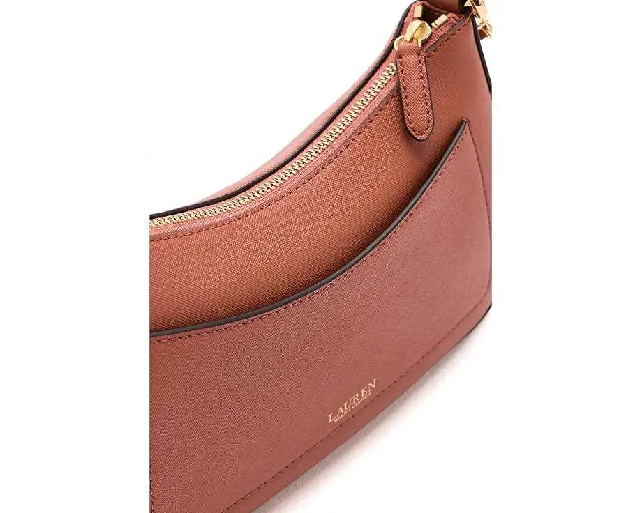 Сумка Lauren Ralph Lauren Crosshatch Leather Medium Danni Bag из телячьей кожи