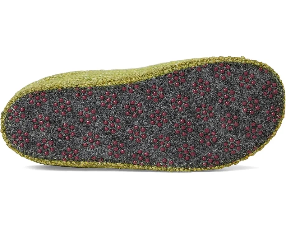 Тапочки Haflinger As De Punto из натуральной вареной шерсти