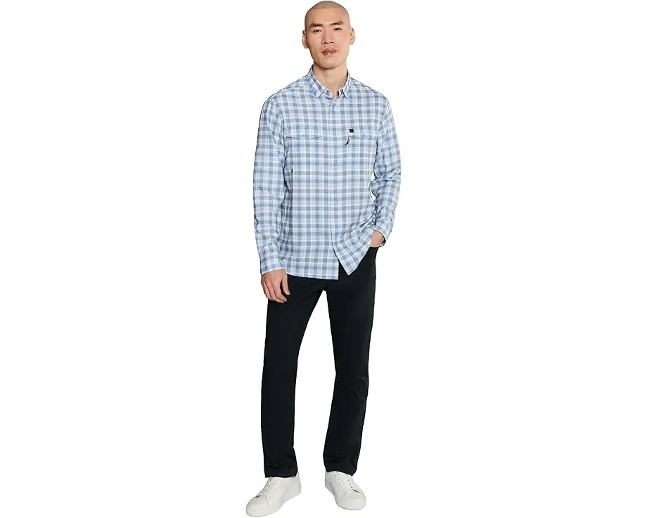 Рубашка Vineyard Vines Permit Plaid Performance Harbor из перфорированной ткани
