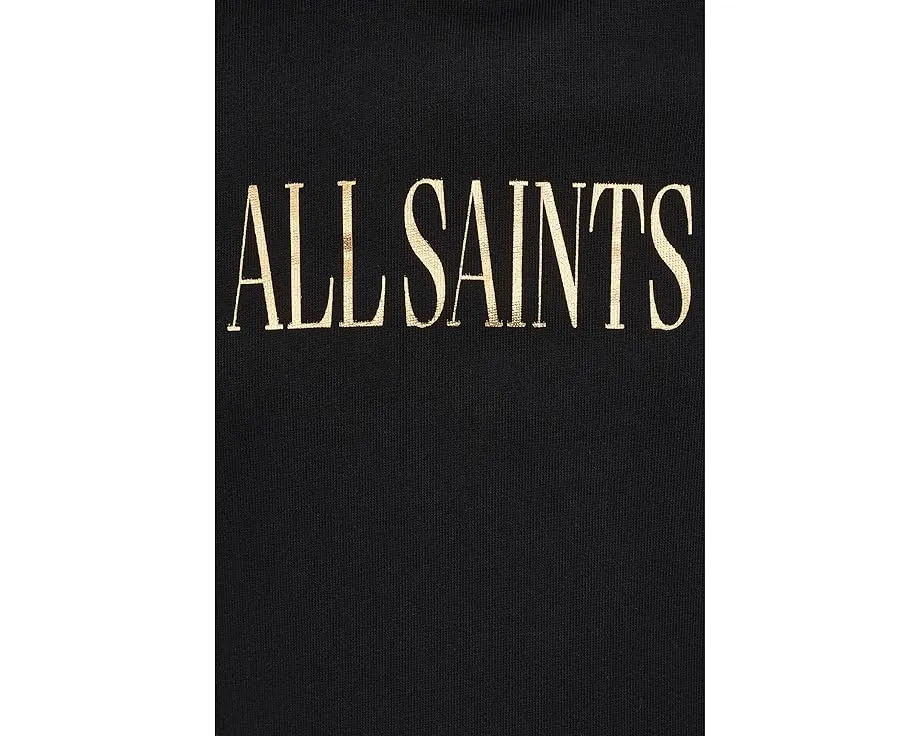 AllSaints худи Cora Etie оверсайз с капюшоном и принтом