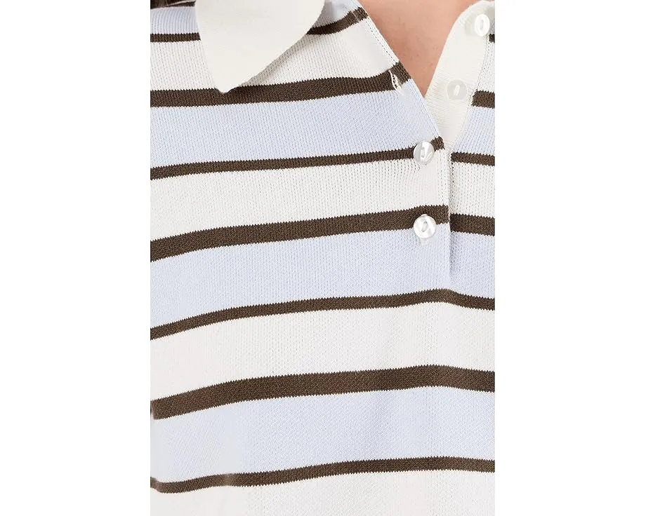 Короткий пуловер Seraphina в регбийном стиле с воротником на пуговицах от 525 america