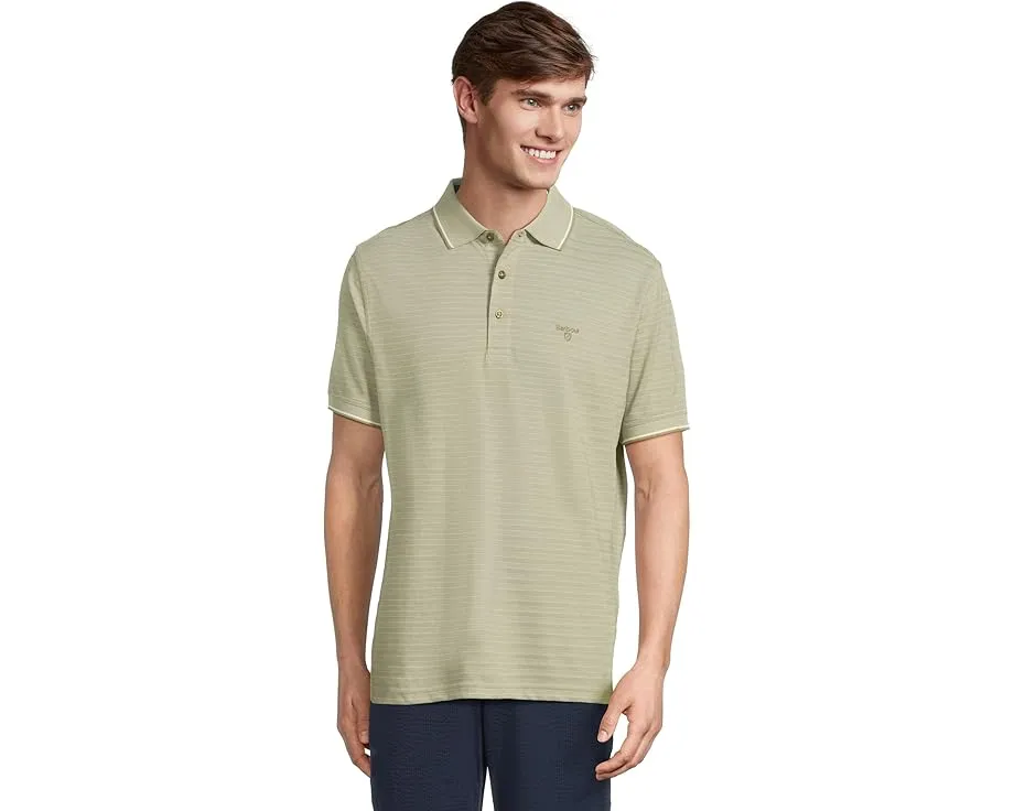 Polo Barbour Taverham Performance с двухтонным переплетением и жаккардовым воротником