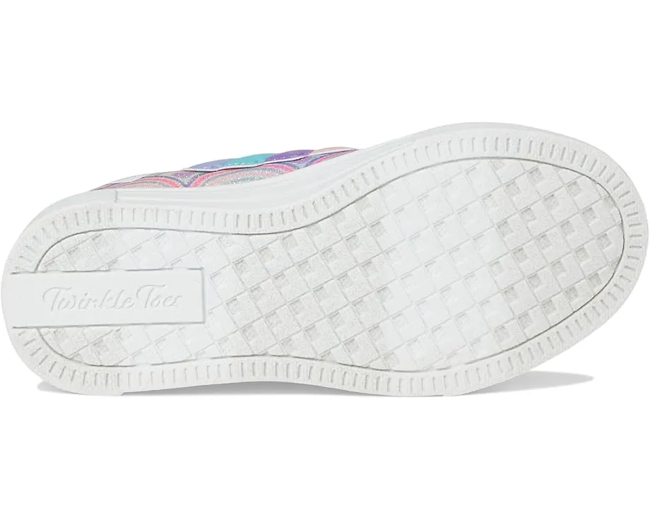 Детские светящиеся кроссовки Skechers Twinkle Sparks Cloud Cutie с ремешком