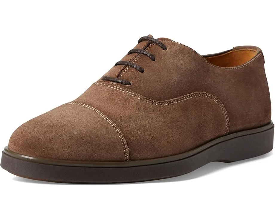 Оксфорды Magnanni Landis из замши с мыском мокасина и водостойкой конструкцией