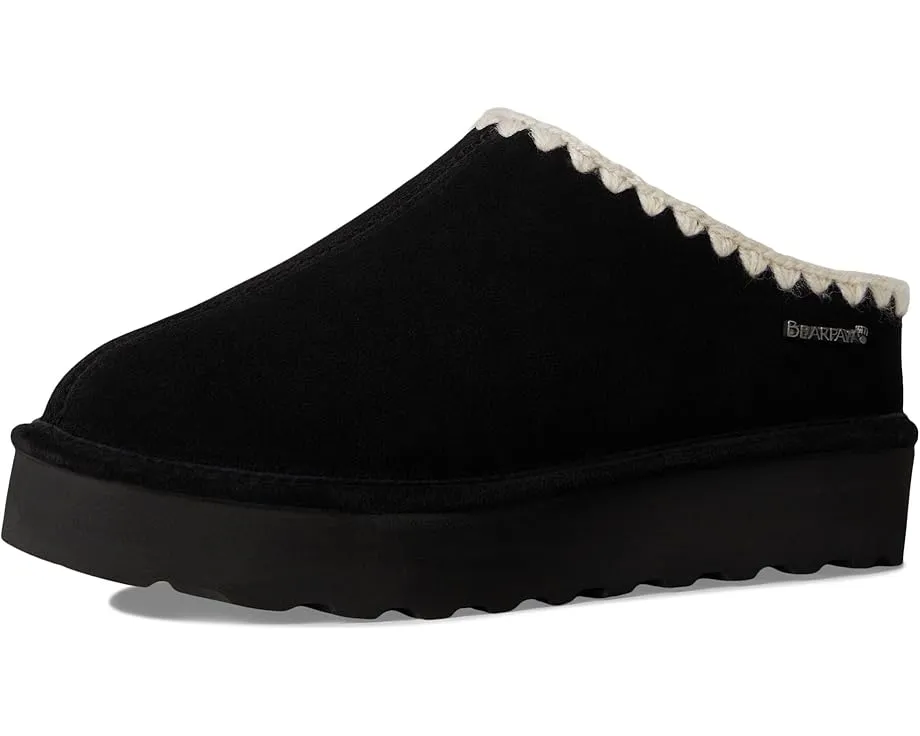 Домашние тапочки Bearpaw Crochet Martis с вязаным декором и съемной стелькой