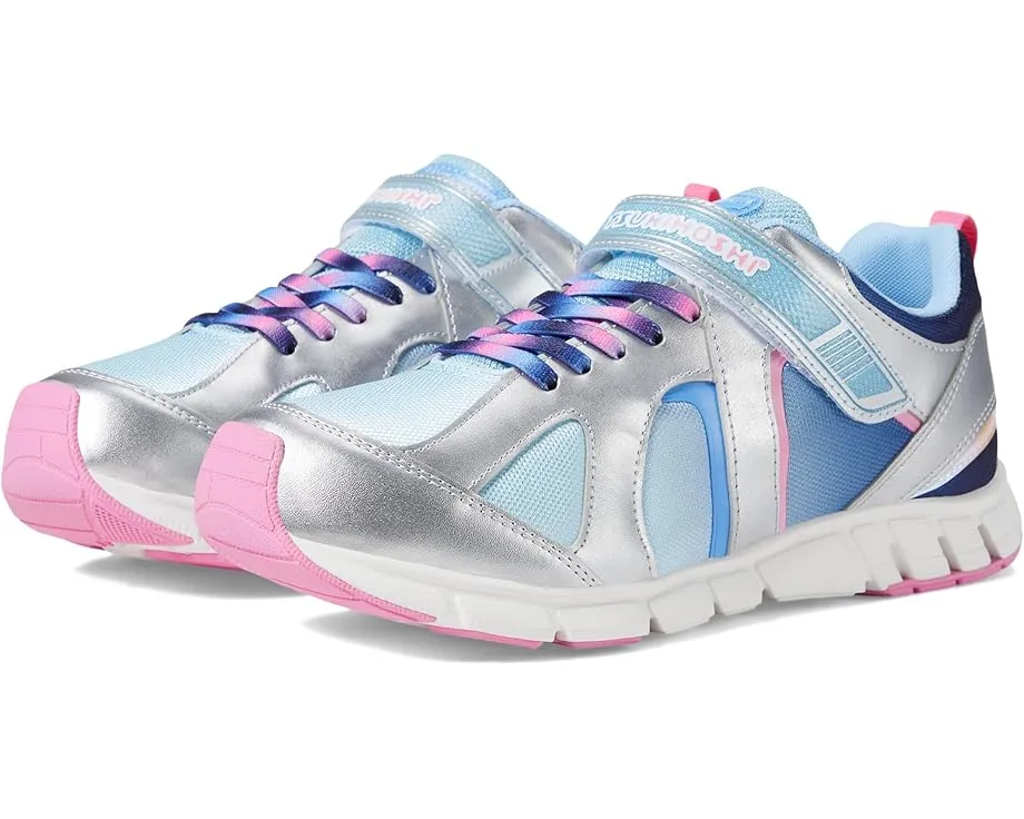 Детские кроссовки Tsukihoshi Youth Rainbow с эластичными шнурками и широким носком