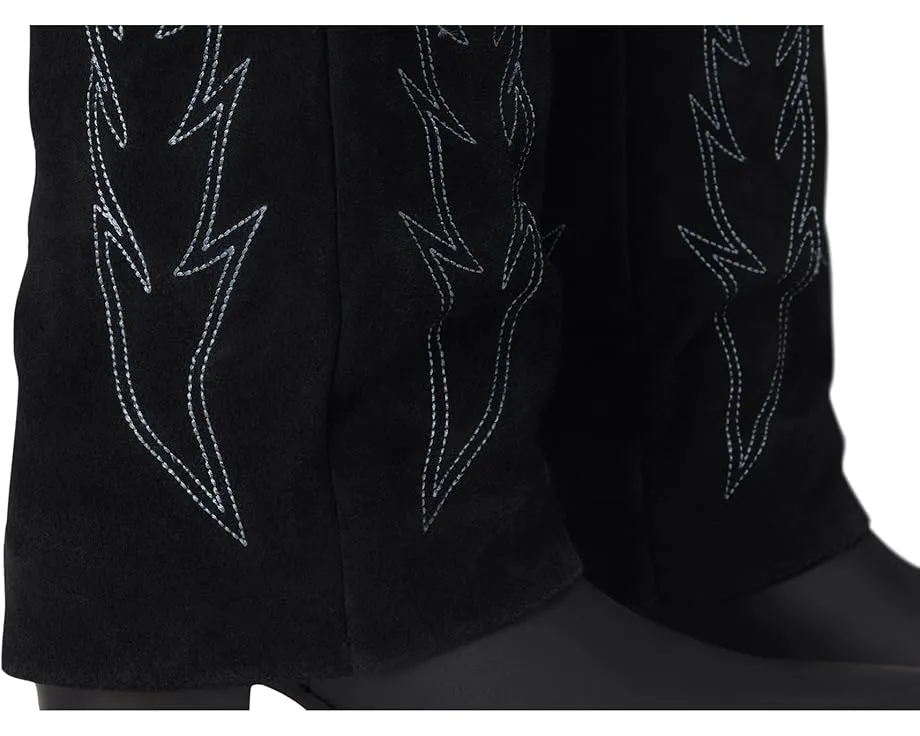 Dingo Wild Fire ботинки из замши с наборным каблуком в ковбойском стиле