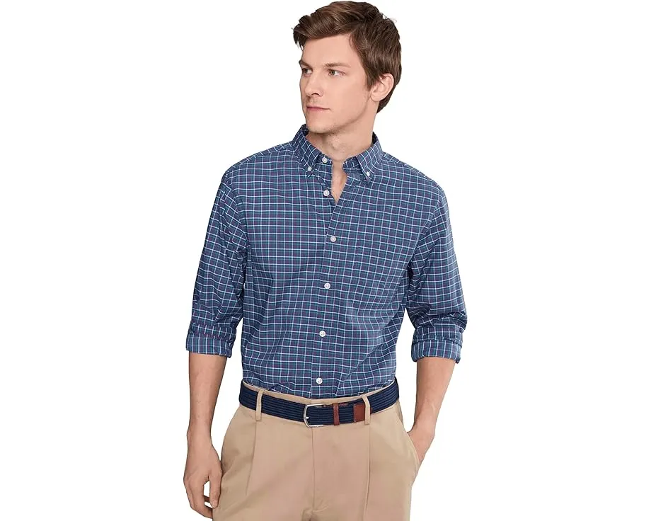 Vineyard Vines рубашка Wauwinet в клетку из смесового хлопка