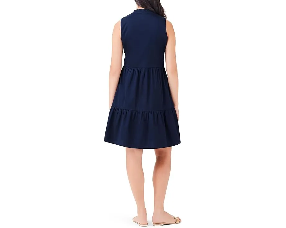 Платье NIC+ZOE Plus Size Tia из хлопка с завышенной талией и ярусами