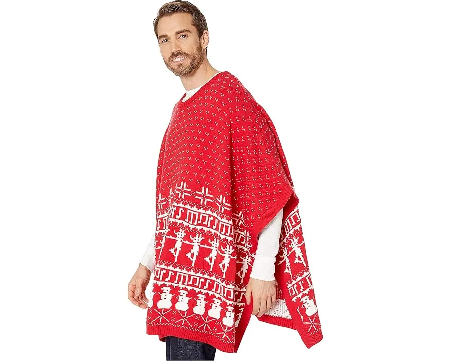 Пончо Whoopi с узором фейрил из хлопка и акрила