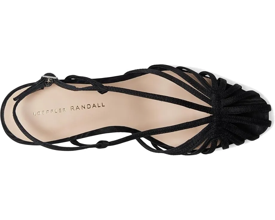 Сандалии Loeffler Randall Priscilla на среднем каблуке с решетчатым верхом