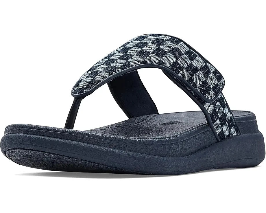 FitFlop Сандалии F-Mode Go Adj. в клетку и деним