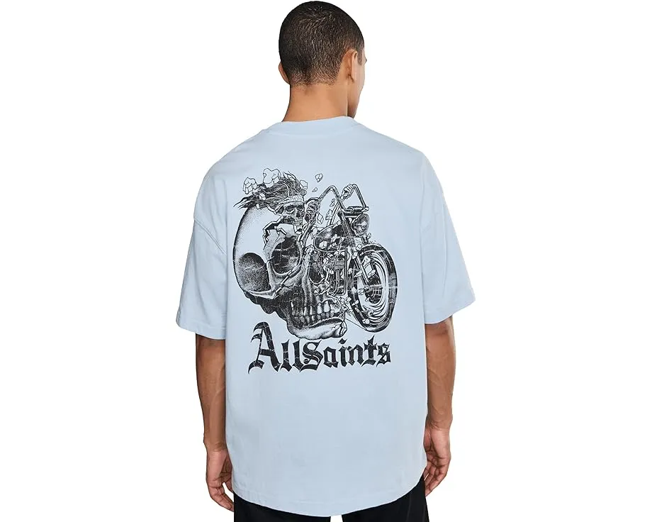 Футболка Panhead с принтом на груди и спине AllSaints