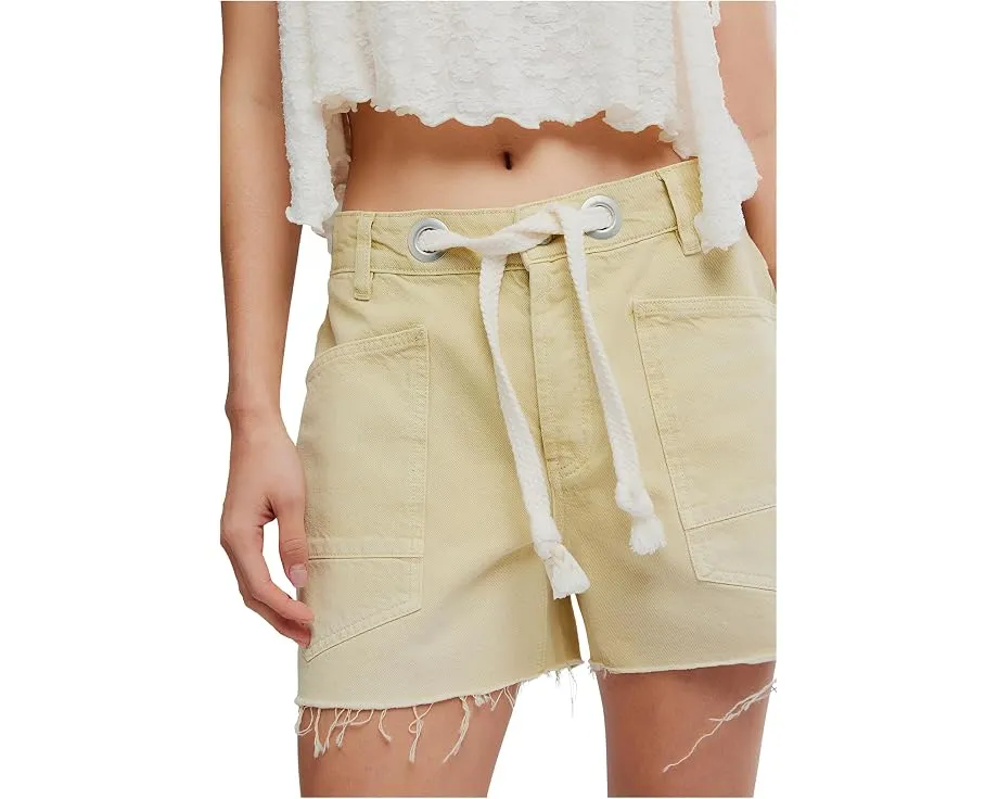Шорты We The Free Moxie Barrel от Free People с заниженной талией и кулиской
