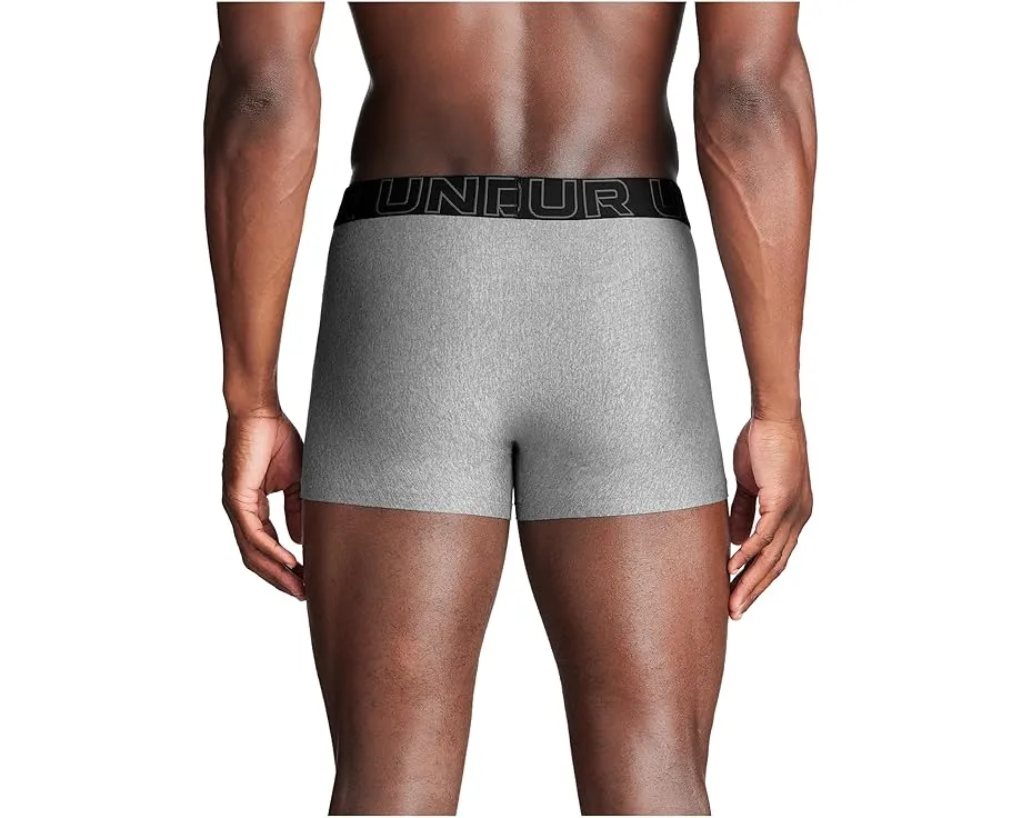 Набор из 3 боксеров Under Armour Performance Tech Solid длиной 3 дюйма (7.62 см) с технологией быстрого высыхания